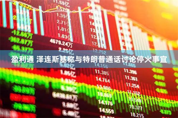 盈利通 泽连斯基称与特朗普通话讨论停火事宜