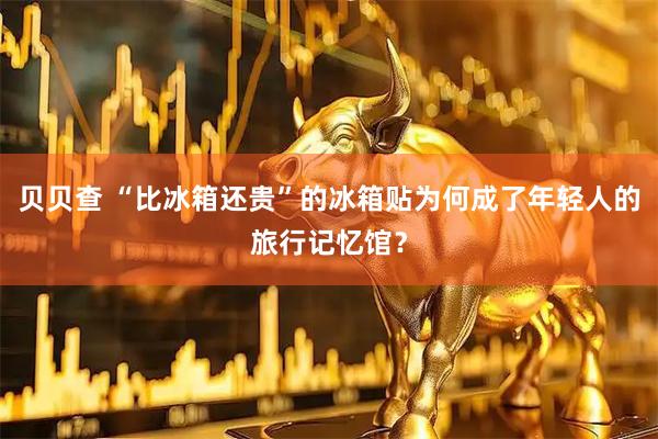 贝贝查 “比冰箱还贵”的冰箱贴为何成了年轻人的旅行记忆馆？