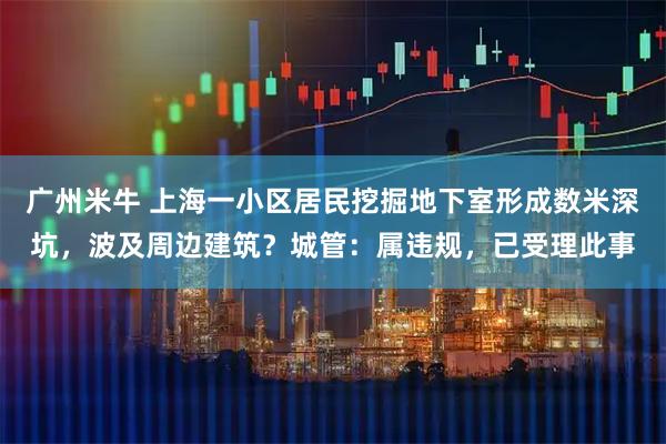 广州米牛 上海一小区居民挖掘地下室形成数米深坑，波及周边建筑？城管：属违规，已受理此事