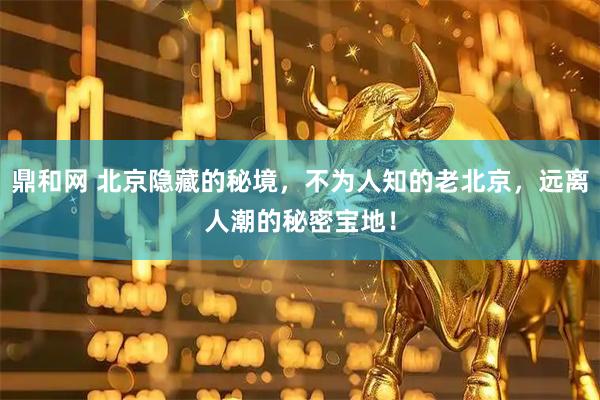 鼎和网 北京隐藏的秘境，不为人知的老北京，远离人潮的秘密宝地！