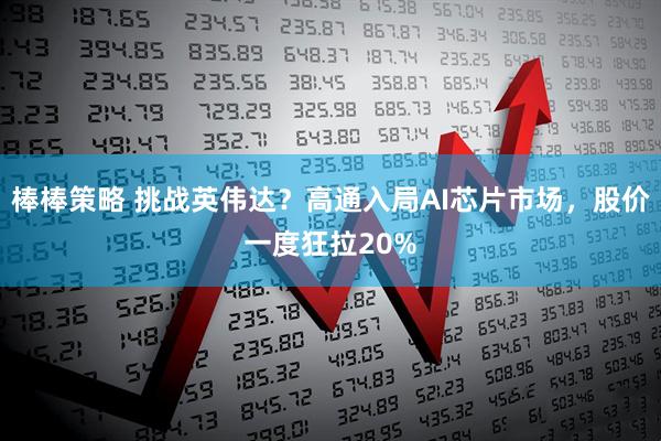 棒棒策略 挑战英伟达？高通入局AI芯片市场，股价一度狂拉20%