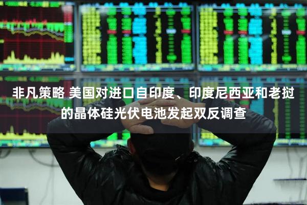 非凡策略 美国对进口自印度、印度尼西亚和老挝的晶体硅光伏电池发起双反调查